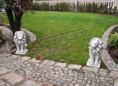 Garden decoration lion statue sculpture nature figures sculptures designer